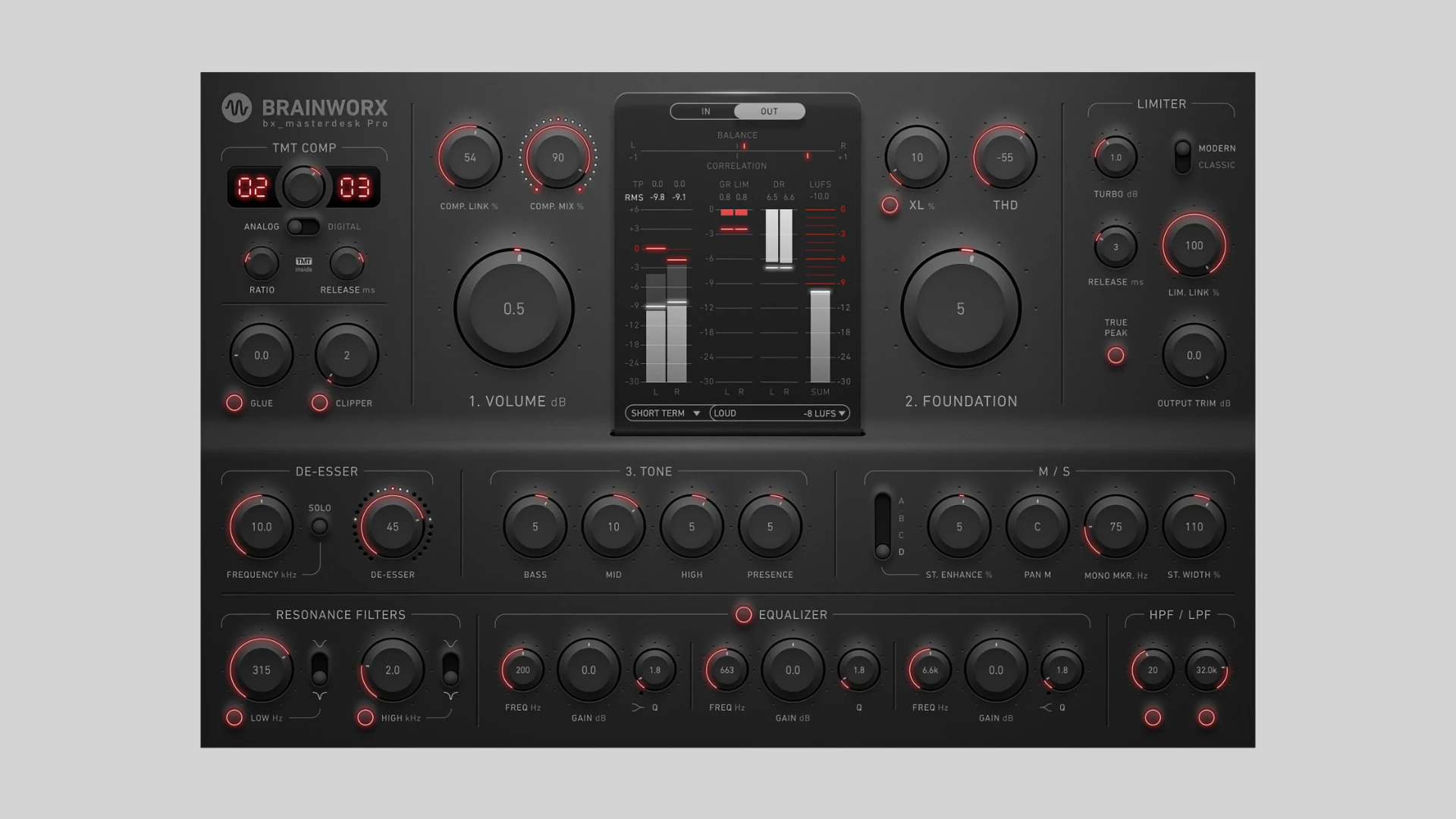 Plugin Alliance Brainworx bx_masterdesk PRO screenshot 1